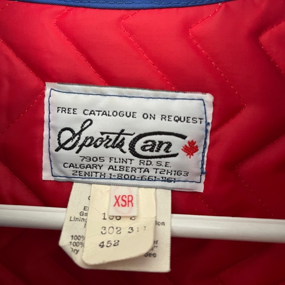 Vintage Blue & Yellow Bomber Jacket - Picture 6 of 7